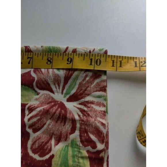 Pierre Cardin Mens Hawaiian Short Sleeve Button Shirt Floral 100% Cotton Size M - Picture 9 of 11